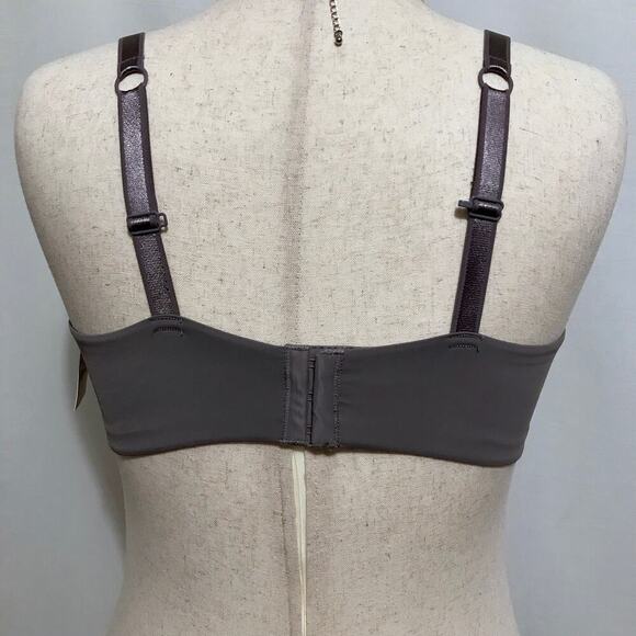 Auden NWT Gray Wire Free Bra Women 40D - Picture 5 of 9